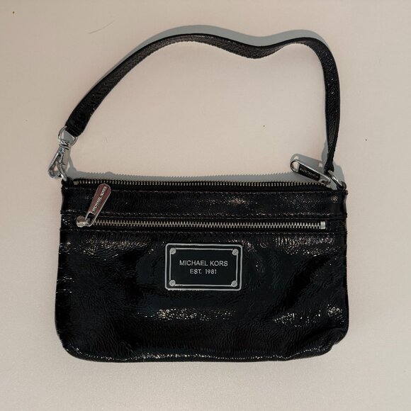 Michael Kors Patent Leather Pochette - Picture 1 of 8